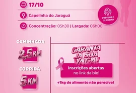 Corrida Movimento Rosa por Elas acontece em outubro: veja como participar