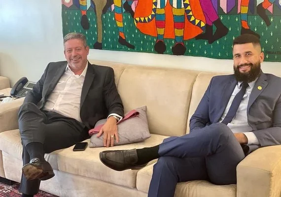 Arthur Lira convida o vereador por Maceió, Fábio Costa, para o Progressistas