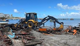 Estruturas irregulares são removidas do Centro Pesqueiro do Jaraguá
