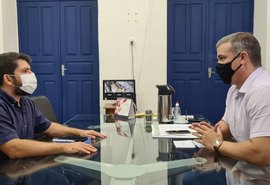 Aldemar Monteiro dá boas-vindas a Maykon Beltrão a frente da Seagri