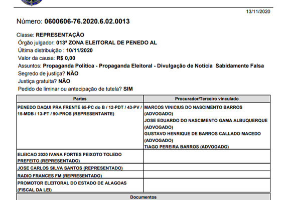 Justiça proíbe rádio Francês FM de veicular fake news