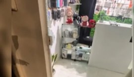 Loja de acessórios é arrombada durante a madrugada em Maceió