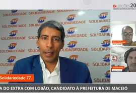 'Não podemos enfrentar mais quatro anos de maquiagem', diz Lobão sobre gestão de JHC, em sabatina