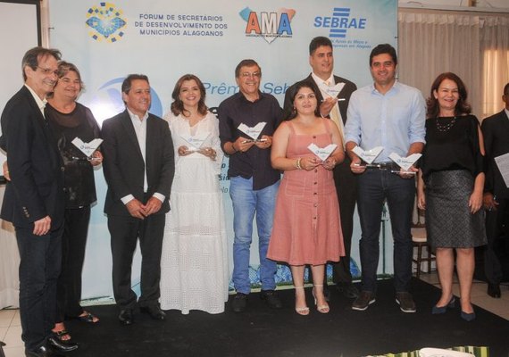 Rui Palmeira é premiado no Sebrae Prefeito Empreendedor