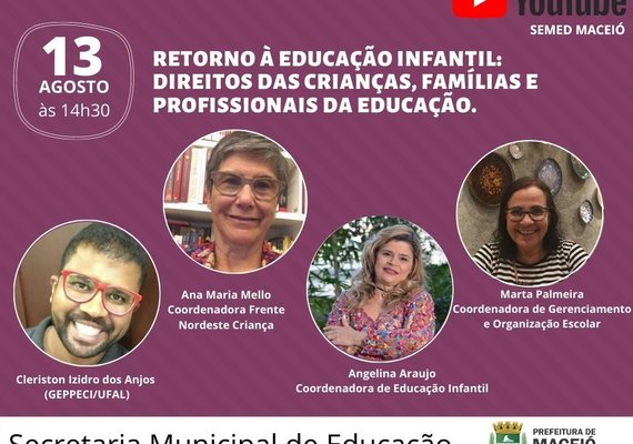 Semed realizará live para discutir os impactos da pandemia na educação