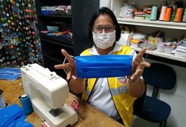 Ronda no Bairro inicia produção artesanal de máscaras de proteção para agentes