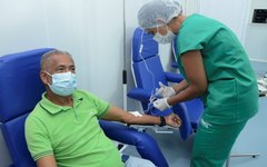 Gilvan Oliveira, que reside no Canaã, procurou a UPA Jaraguá no primeiro dia de funcionamento