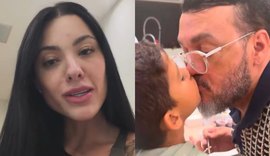 Rayane se pronuncia após polêmica envolvendo selinho de Belo em seu filho