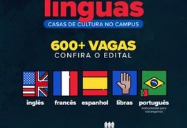 Edital para cursos de línguas abre inscrições de 646 vagas na Ufal