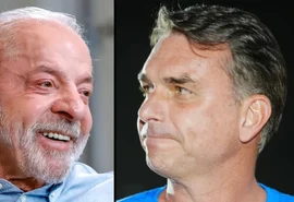 Flávio Bolsonaro e Lula empatam com 50% em nova rodada de pesquisa PoderData/AYA