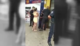 VÍDEO: Jovem é imobilizado ao reclamar de guarda que assediou sua namorada