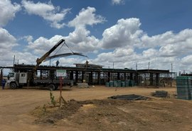 Obra do Hospital Metropolitano do Agreste avança em Arapiraca