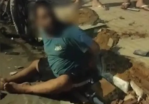 Suspeitos de assalto são espancados por populares após tentativa de fuga em Maceió