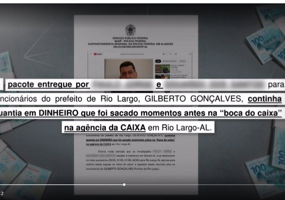 Desvio de verbas: Fantástico mostra imagens da corrupção em Rio Largo