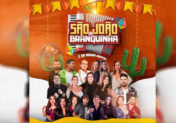 Prefeitura de Branquinha anuncia programação com vila temática, shows e apresentações de quadrilhas