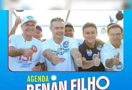 Renan e JHC encerram campanha com atos em Maceió e Arapiraca neste sábado