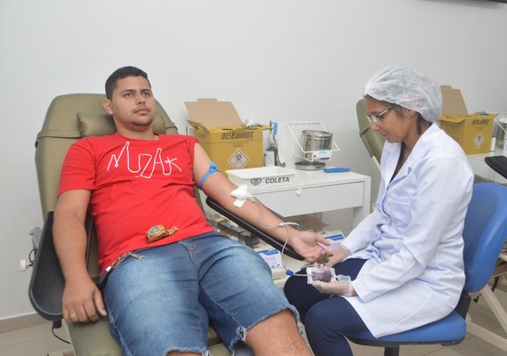 Hemoal realiza coletas externas de sangue em Arapiraca e União dos Palmares para atender a demanda no Natal