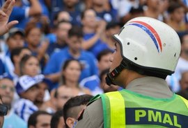 Clássico CRB x CSA terá operação com 200 policiais no Rei Pelé