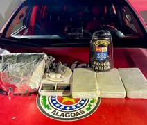 PM apreende mais de 3kg de cocaína em residência abandonada no Village Campestre