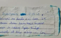 Bilhetes com ameaças de ataque dentro da Escola Municipal José de Carvalho Souza