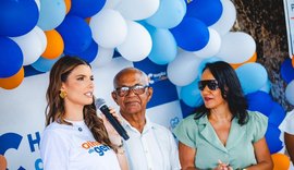 Ao lado do prefeito de Japaratinga, Marina Candia anuncia 200 cirurgias oftalmológicas pelo programa Olhar da Gente