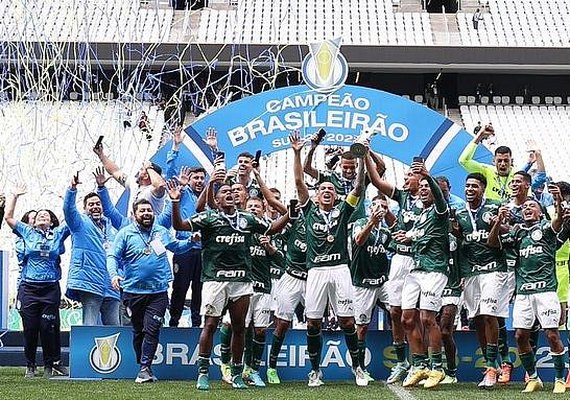 Palmeiras vence Corinthians por 1 a 0 e conquista o Brasileiro sub-20