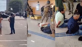 Dois homens são presos após manterem funcionários de banco reféns