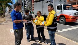 Educação de trânsito orienta sobre mudança na Pajuçara
