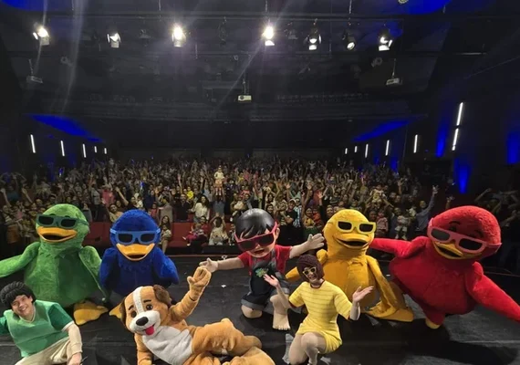 Fenômeno infantil Bento e Totó se apresenta em Maceió