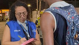 Busca ativa noturna da Seprev acolhe dependente químico em Maceió