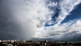 Previsão para o fim de semana em AL é de chuva rápida e tempo seco