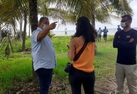 Técnicos do IMA vistoriam área do projeto Bandeira Azul em Porto de Pedras