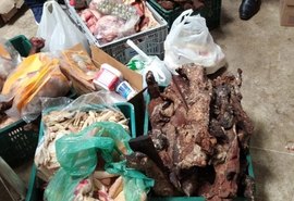 Vigilância Sanitária apreende 400kg de alimentos em mercado de Ipioca