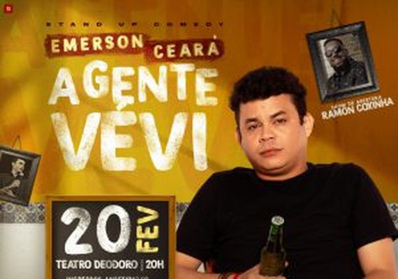 'A Gente Vévi': Emerson Ceará fará  seu quarto show solo
