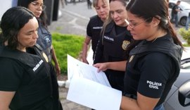 Mês da mulher: PC/AL deflagra megaoperação de combate à violência
