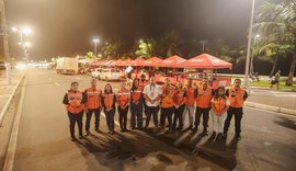 Defesa Civil vistoria barracas que utilizam gás de cozinha no São João Massayó