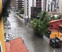 Chuvas intensas deixam bairros alagados em Maceió; confira imagens