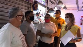 Gaby Ronalsa recebe reivindicações dos comerciantes do Shopping Popular de Maceió