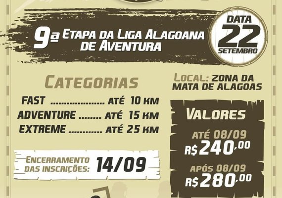 Zona da Mata alagoana será movimentada com o “Desafio Guarini de Trekking”