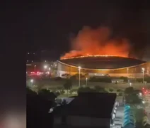 Incêndio atinge Velódromo do Parque Olímpico no Rio de Janeiro