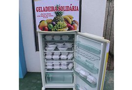 Arquidiocese implanta Geladeira Solidária no Santuário Virgem dos Pobres