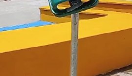 Lixeira é roubada de praça no Benedito Bentes uma semana depois de inauguração