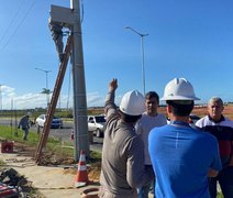 Ilumina vistoria obra e iluminação na Avenida Marília Mendonça será ligada neste sábado (15)