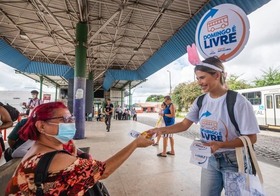 Domingo é Livre passa a valer e usuários não pagam passagem de ônibus hoje (17)