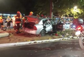 Impacto Fatal: colisão em árvore deixa vítima na avenida Durval de Góes Monteiro