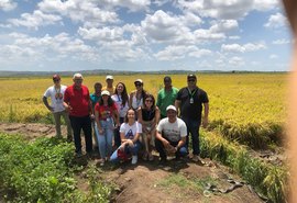 Visita técnica avalia arroz da agricultura familiar