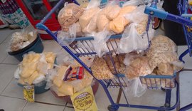 Visa apreende 300 kg de alimentos estragados em supermercados em Maceió