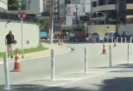 Alteração viária na João Davino causa confusão e manobras irregulares