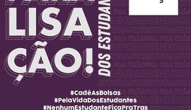 Estudantes da Ufal promovem paralisação nesta segunda