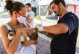 Prefeitura leva vacinação antirrábica neste domingo à Rua Aberta, na Ponta Verde
